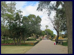 Murcia City Centre South part - Jardin Botánico (Botanical Garden), just soutwest of the city centre at the North river banks.